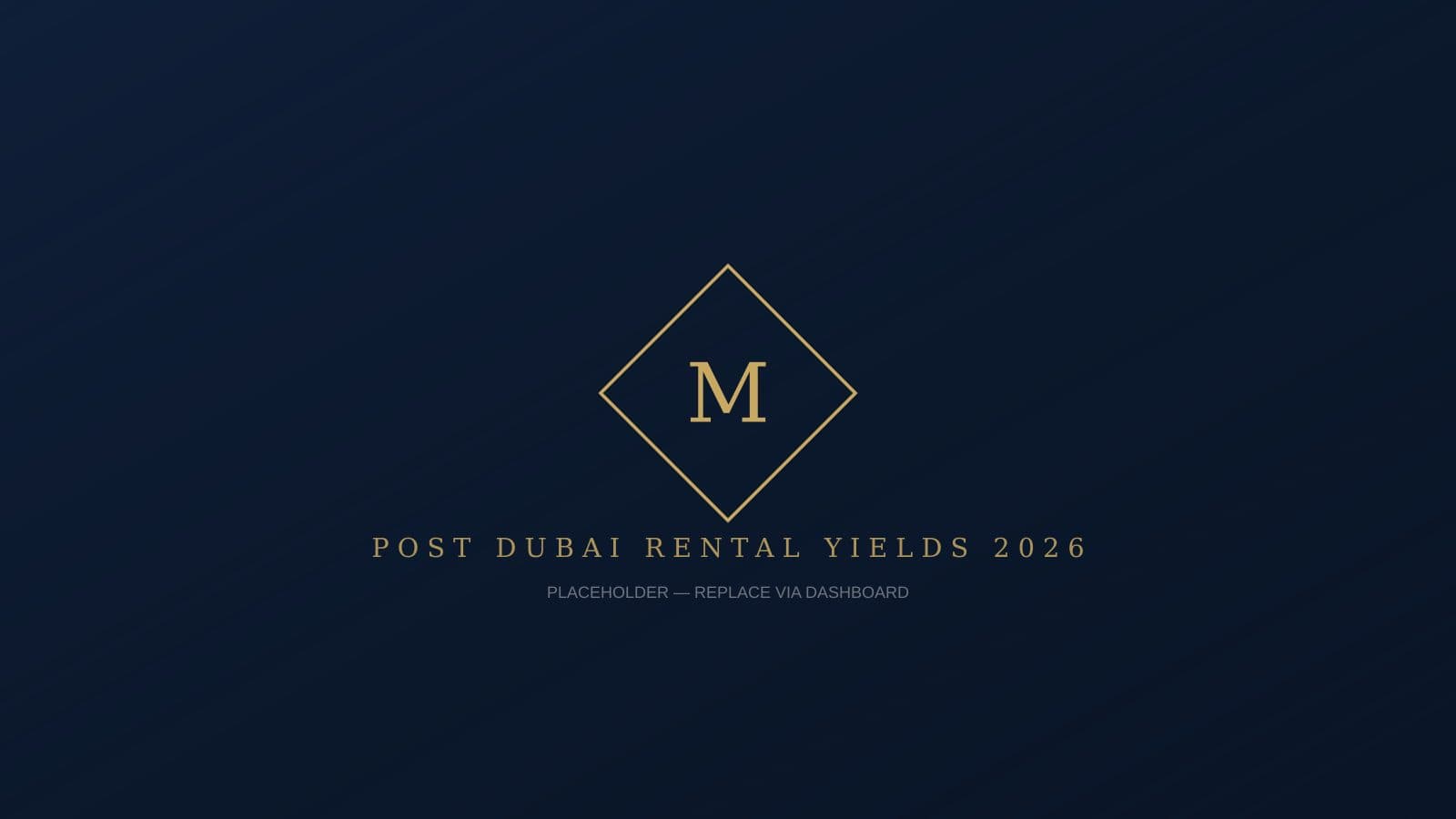 Where Are Dubai’s Best Rental Yields in 2026?